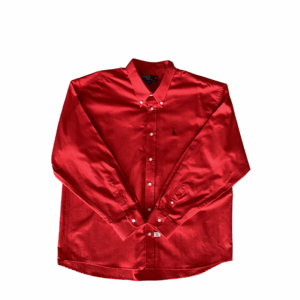 Camisa Vintage Polo Ralph Lauren Roja – Button-Down Streetwear Old Money