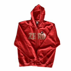 Sudadera Nike Air "Zero Gravity" Vintage Roja – Full Zip Hoodie Streetwear Y2K